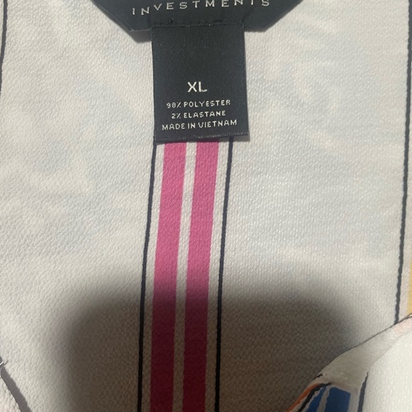 Investments Striped Blouse XL - Picture 2 of 4